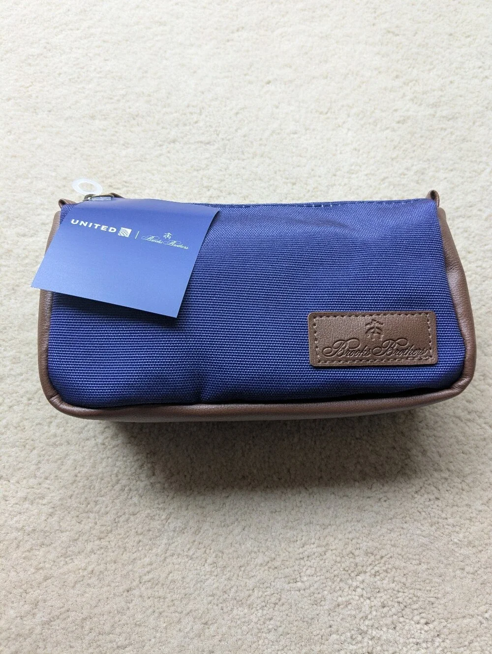 United x Brooks Brothers & Perricone MD Products Travel Bag Amenity Kit